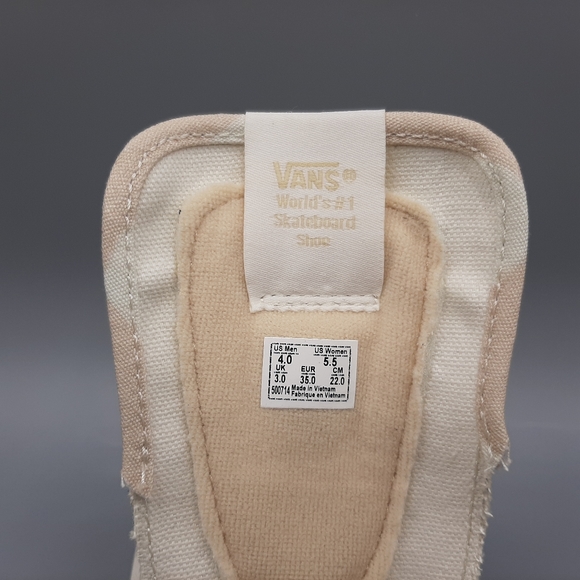 NEW Vans Sk8-Hi Top 138 Decon Big Check Macadamia Checkerboard Women's Size 5.5 - Picture 8 of 11